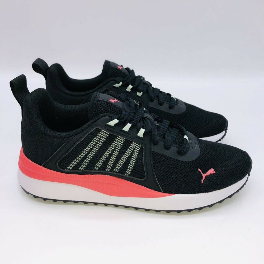 Puma Women's Pacer Net Cage Soft Foam Sneakers - Black